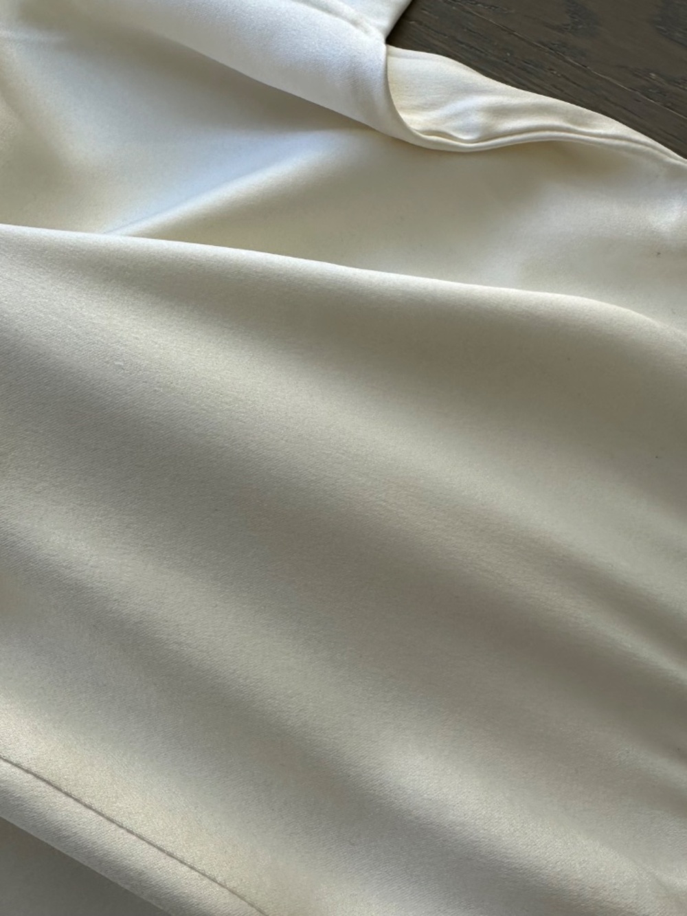 Reformation ESMEE White Ivory Silk Maxi Dress Wedding Long Sleeve with Tags - 4 - Picture 8 of 15